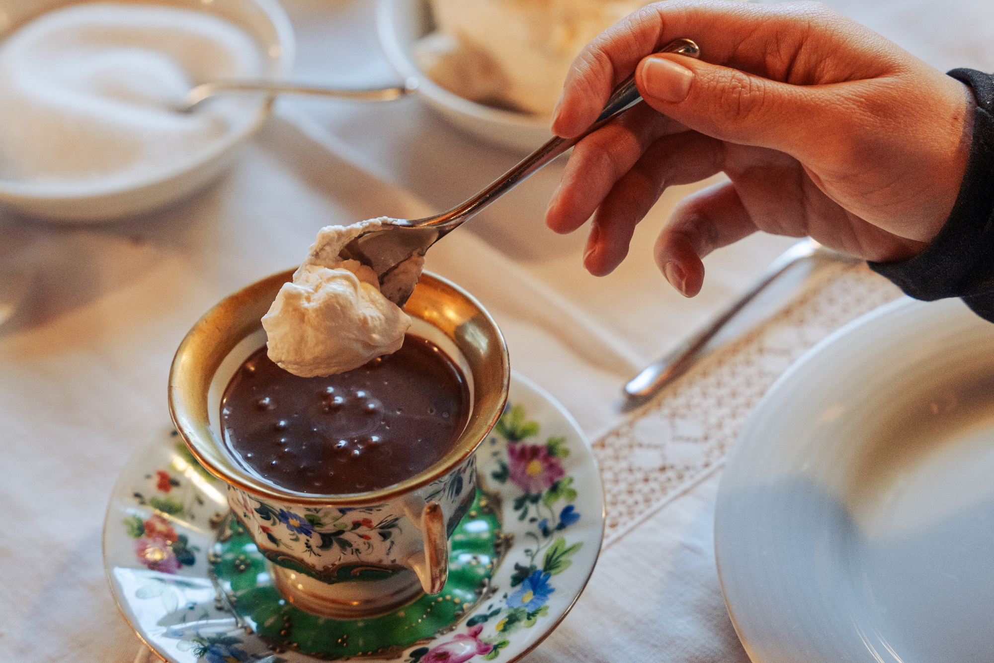 Merenda cioccolatosa a Les Montagnards