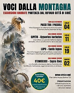 Eventi estivi al Rifugio Ciriè