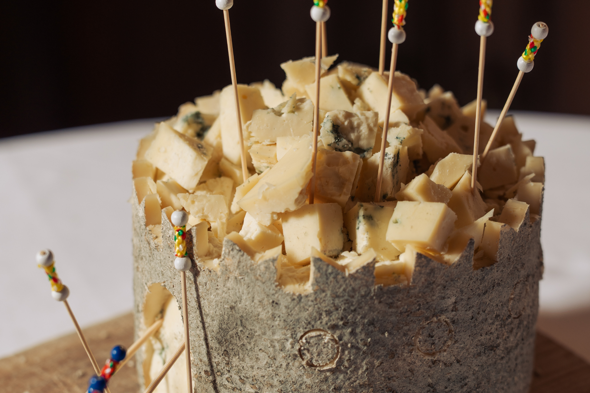 Gourmet cheeses at the Grand Hotel
