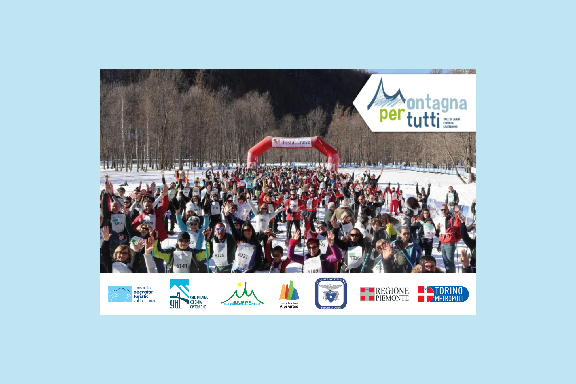 Usseglio, 19esima festa sulla neve con le racchette